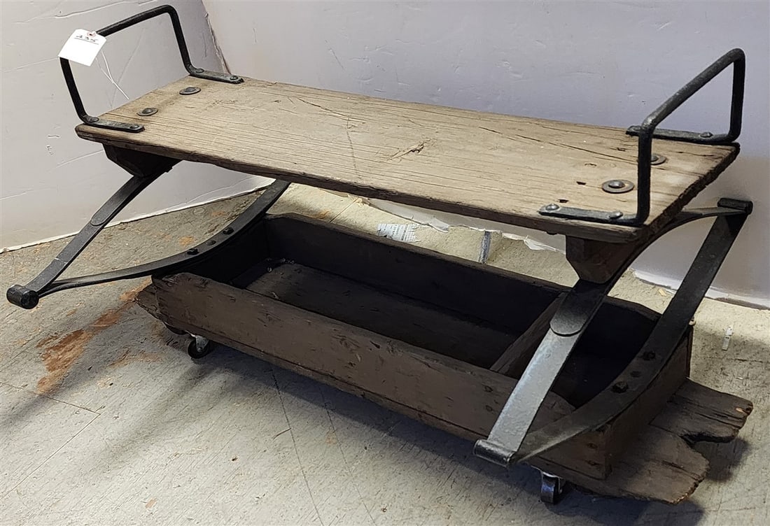 19th C Buck Board Bench: 19th C Buck Board Bench