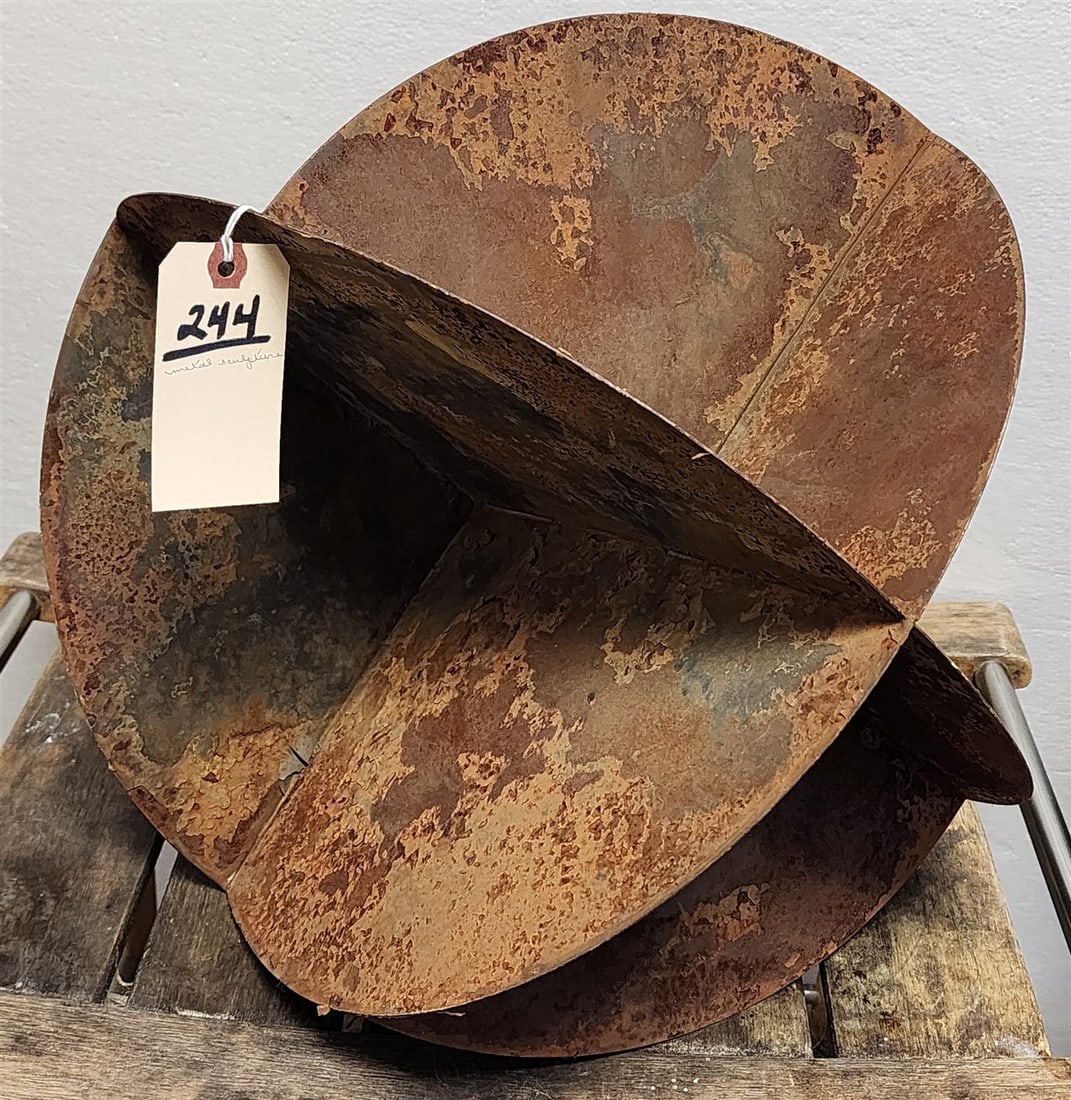 Metal Sculpture 15" Diam.: Metal Sculpture 15" Diam.