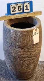 Granit Vase 16 3/4" H X 9 3/4" Diam.