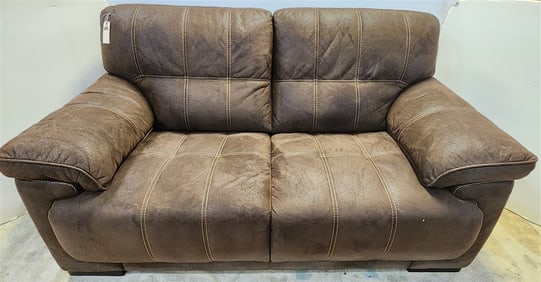 Uphols. Settee 36" H X 5'7" W X 22" D