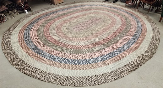 Braided Rug 12'3" X 13'4"