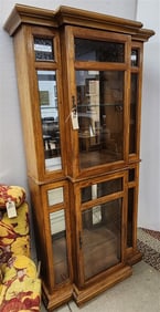 Oak 2 Door Cabinet 6' H X 34" W X 14" D