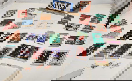 Lot Backstage Passes, Sports Cards, Etc.