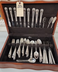 108 Pc. Rogers Silverplate Bx'd