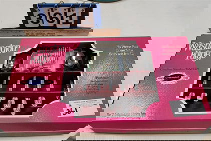 New Bx'd Washington Forge Stainless Flatware Set