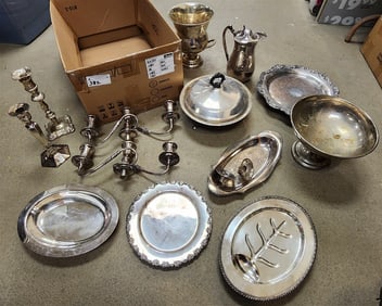 Bx Silverplate Serving Pcs.