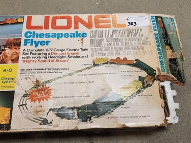Bx'd Lionel Chesapeake Flyer Train Set