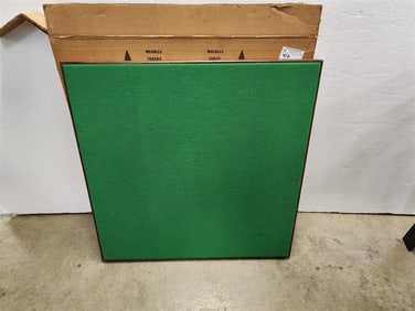 Martini + Rossi Wooden Felt Top Card Table New In Bx 33" Sq.