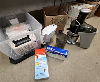 Tub 2 Honeywell Pet Clean-Air Purifiers + Brita Water Pruifier