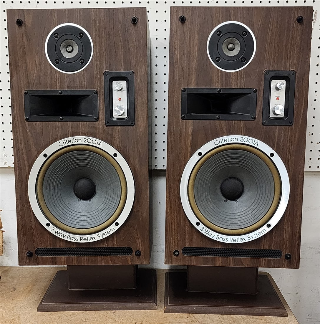 Pr. Criterion 2001A Speakers: Pr. Criterion 2001A Speakers