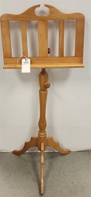Adjustable Wooden Music Stand 4' H X 18 1/2" W