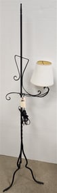 Wrought Adjustable Floor Lamp 63"