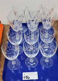 Tray 12 Crystal Stemware