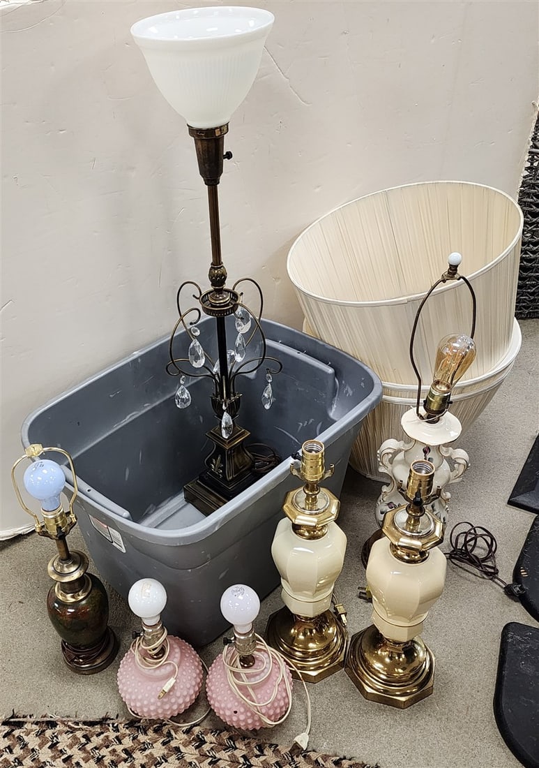 Tub 7 Lamps: Tub 7 Lamps