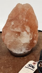 Vintage Himilayan Salt Lamp 8 1/2" X 5 1/2" W