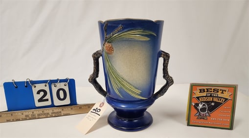 Roseville Pinecone Vase #910 10"