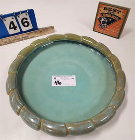 Fulper Bowl 2 1/2" H X 13" Diam.