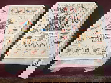 2 Italian Perpetual Calendars 14 1/2" X 11"