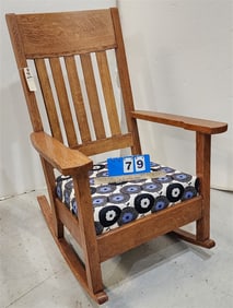Vintage Mission Oak Rocker