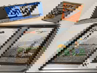 Tray 2- 1940's Delft Tiles 8" X 5 3/4"