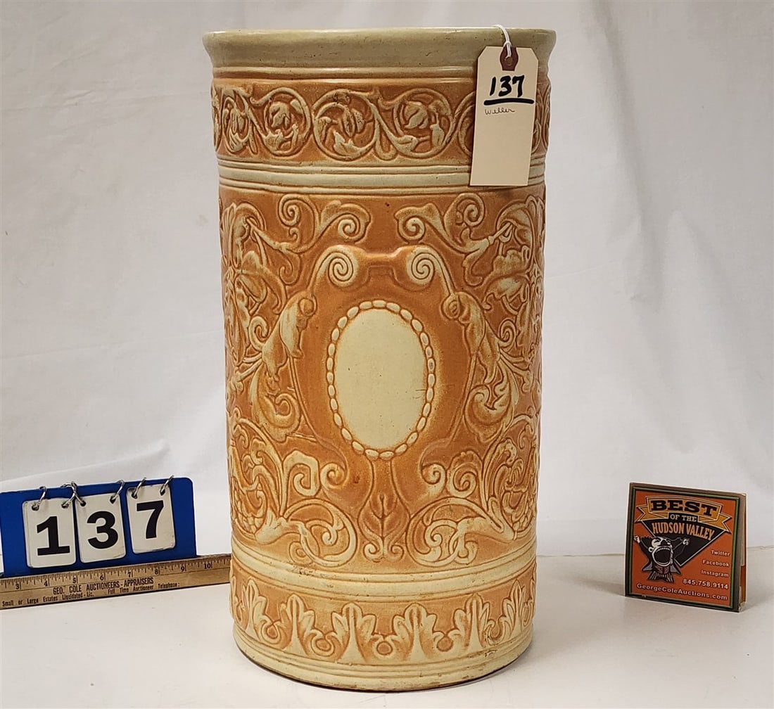 Weller Umbrella Stand 20" H X 11" Diam. (1 of 7)