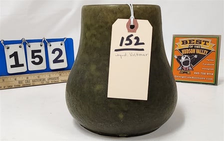 Pottery Vase Sgnd Volkmar 7" (From Zulma P. Steele Estate 1979)