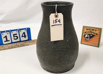 Pottery Vase Sgnd Volkmar 10 3/4" (From Zulma P. Steele Estate 1979)
