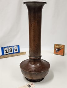 Roycroft American Beauty Vase Hammered Copper 19" H (From Zulma P. Steele Estate 1979)