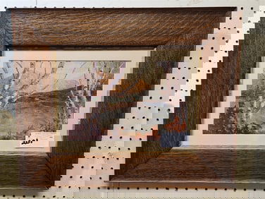 Framed Watercolor Landscape Sgnd O. Bierhals Woodstock Artist 7 3/4" X 11 3/4" w/Frame 17 1/4" X 21