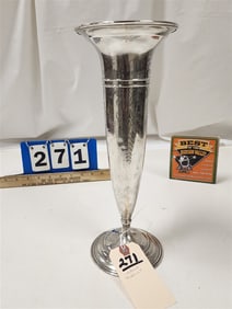 Sterling Vase 12" 10.66 ozT.
