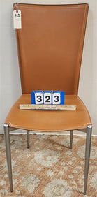 Calligaris Italy Leather Uphols. Chair 37 1/2" H X 17" W X 16" D