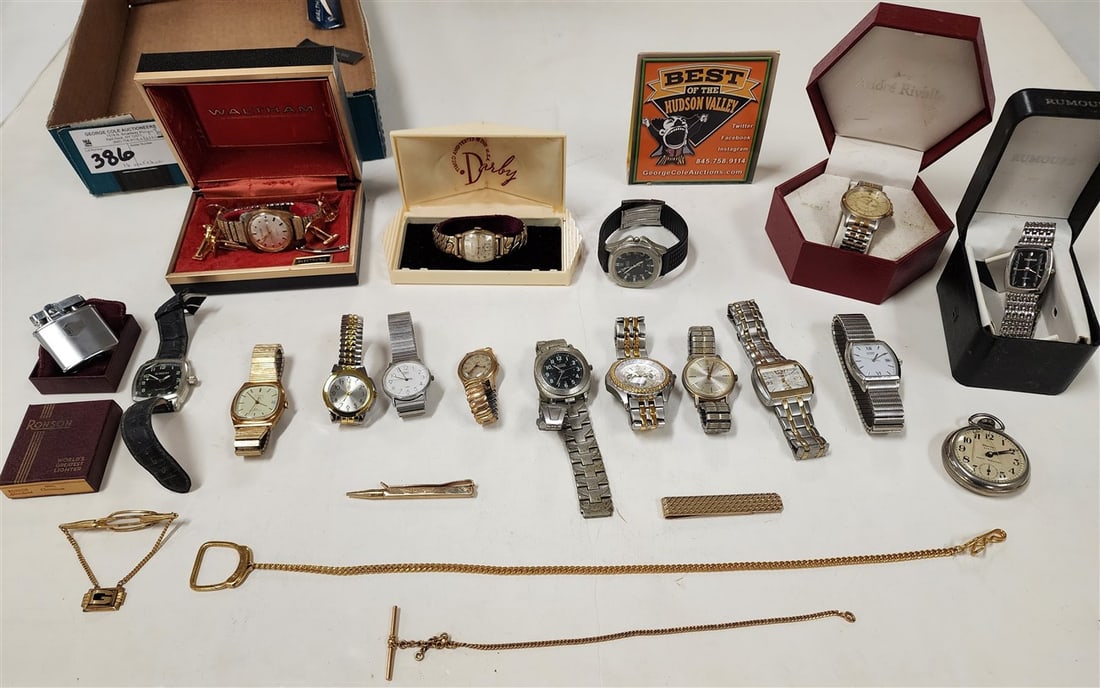 Tray 16 Vintage Watches Etc.: Tray 16 Vintage Watches Etc.