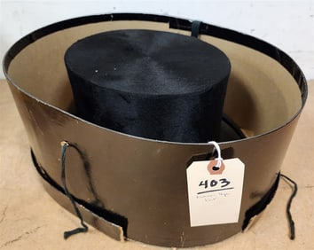 Vintage Beaver Top Hat Size 7 1/8