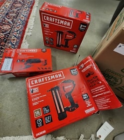 Bx Power Tools Craftsman 2- 18GA Brad Nailers, Oscillating Tools