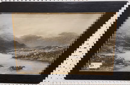 Oak Framed Landscape Print 31" X 30"