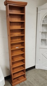 Pine CD/DVD Cabinet 6'8" H X 17 1/2" W X 6 1/2" D