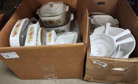 2 Bx's - 12 Pc. Pyrex Vintage Spice Corningware