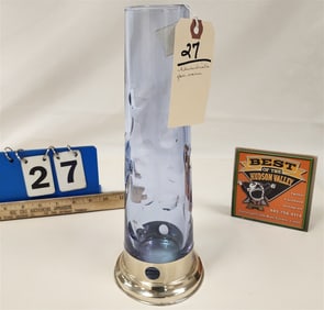 Alexandrite Glass Vase 11 1/2"