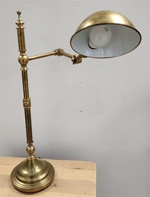 Robert Abbey Brass Adjustable Lamp 33"