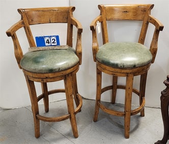 Pr. Counter Chairs 42" H X 21 1/2" W X 18" D