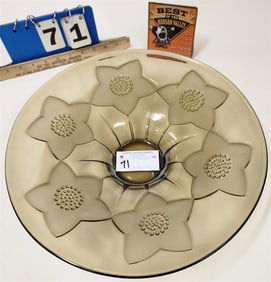 Vintage Deco Bowl 3" H X 15" Diam.