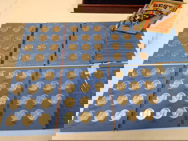 2 Coin Books 71 Kennedy Bicentennial Half Dollars