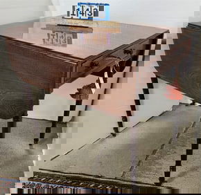 Sheraton Mahog Pembroke Table w/Band Inlay 28 1/2" H X 20 1/2" W X 32" D