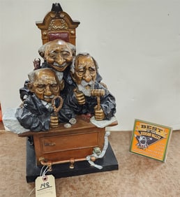 Bronze Group "Court Of Appeals" 16 1/4" H X 11 3/4" W X 8 1/4" D