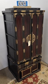Antique Japanese Butsudan Buddhist Altar Cabinet 54" H X 24" W X 20" D