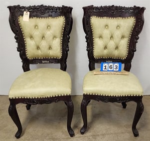 Pr. Shilpi Woodcrafts Carved Chairs