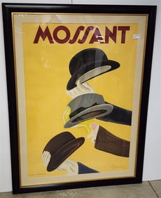 Mossant Poster Reprint 5' X 42" w/Frame 6'1" X 54"