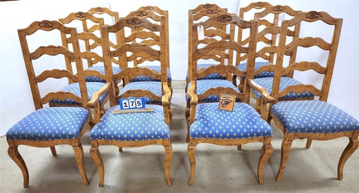 12 Chaddock Basque Hickory Dining Chairs
