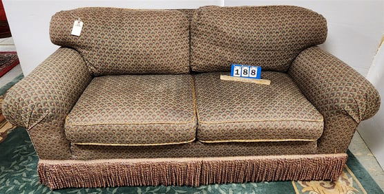 Harden Uphols. Sofa 6' L X 3' H X 21" D