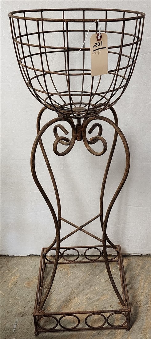 Wrought Plant Stand 41" H X 14" Diam. (1 of 2)